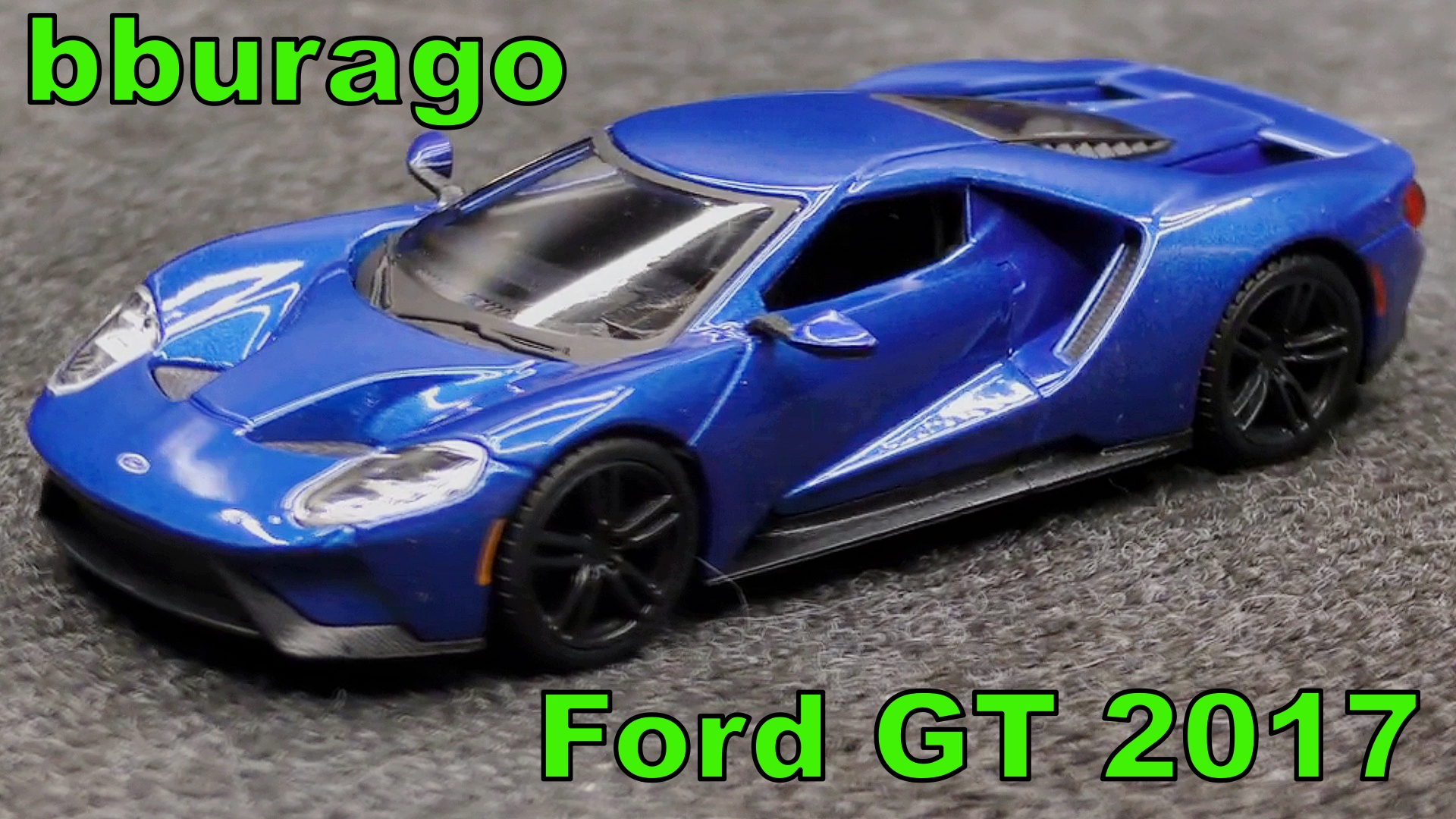 Точная мини-копия настоящего автомобиля Спорткар Ford GT 2017 Масштаб 1:32 bburago