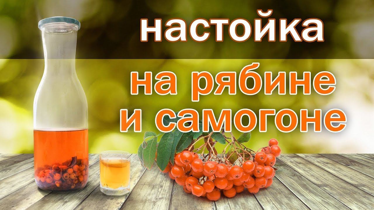Настойка на рябине и самогоне