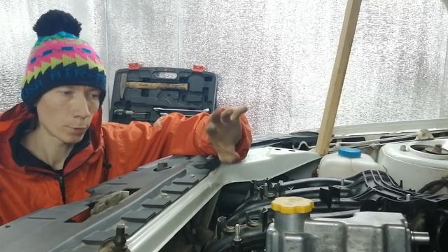 Снятие впускного коллектора на Гранте 16кл. 21126.