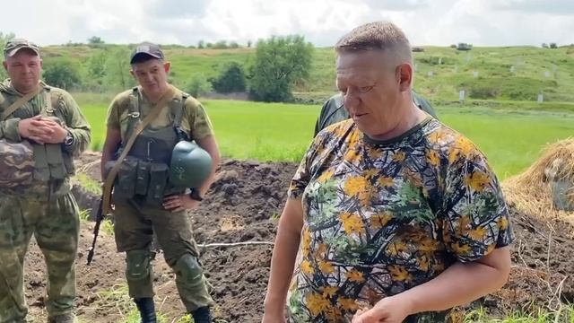Николай Панков в зоне спецоперации