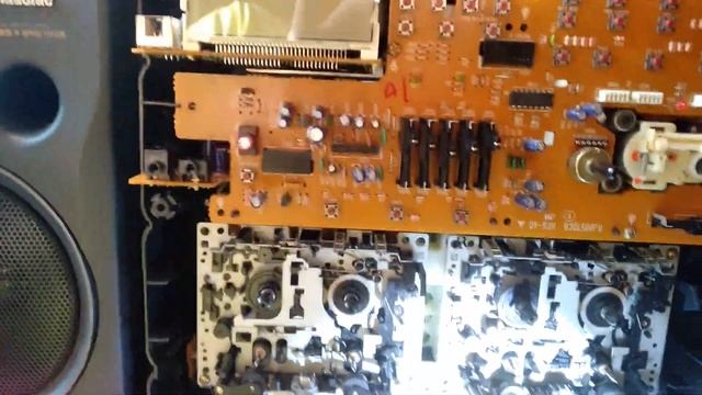 Panasonic RX DT680 установка блютуз Bluetooth AUX boombox upgrade