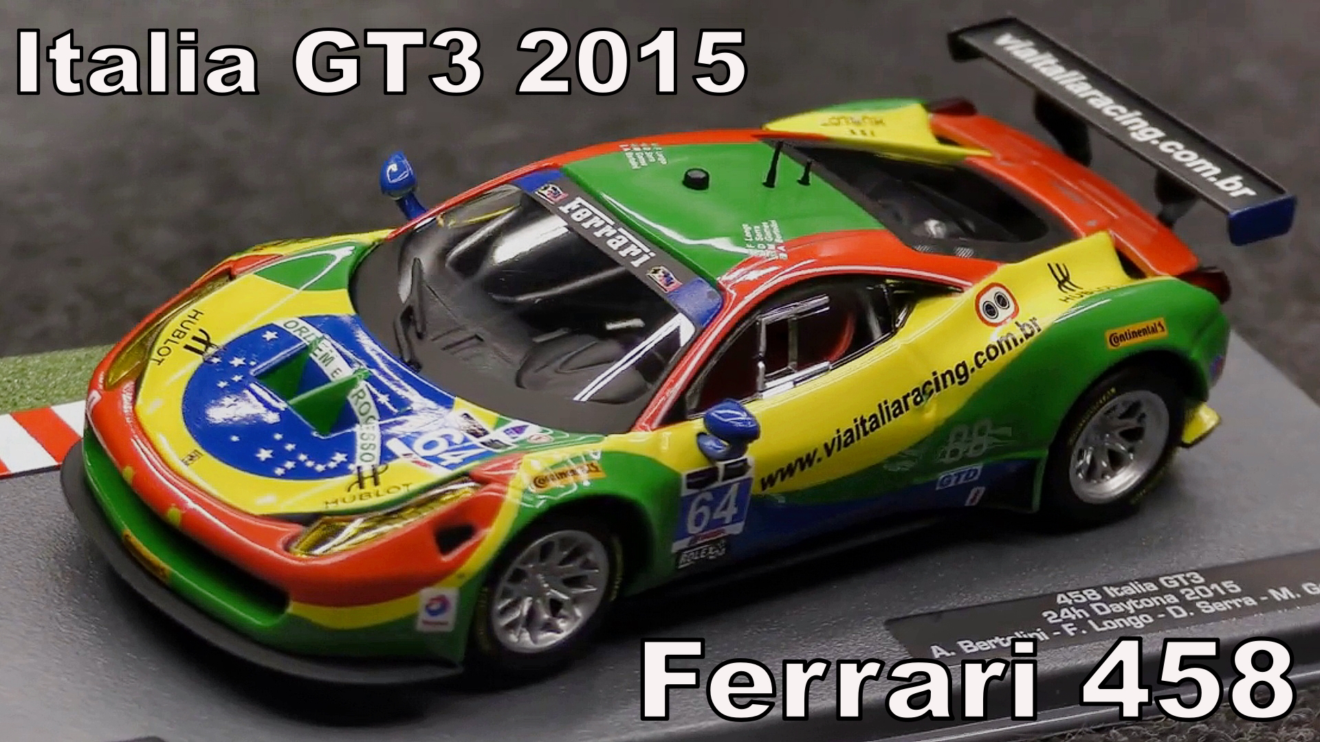 Ferrari 458 Italia GT3 2015 / Масштаб 1:43 / Centauria / Гоночная машина / Масштабная модель