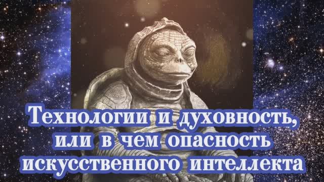 Технологии и духовность, или в чем опасность искусственного интеллекта