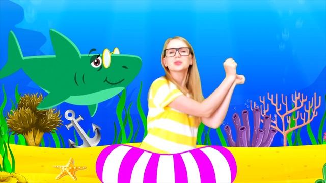 Акулёнок Малыш детская танцевальная песенка | Baby shark Dance