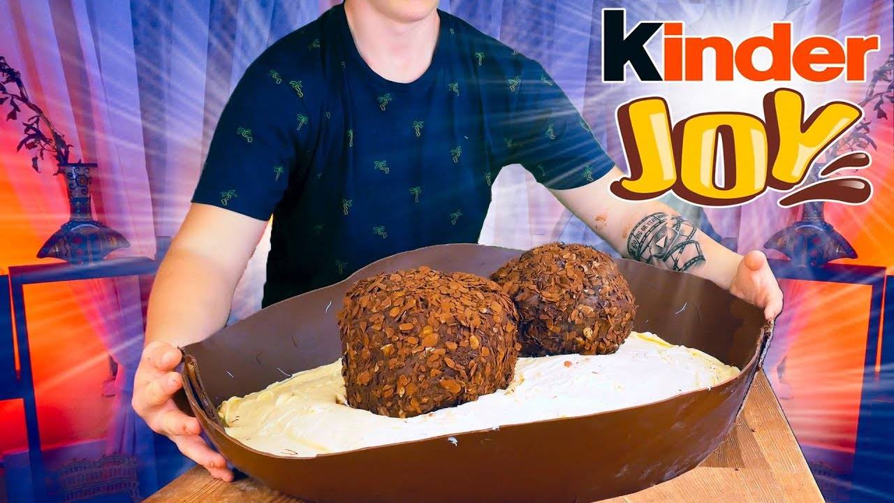ГИГАНТСКИЙ КИНДЕР ДЖОЙ 24КГ КАК в ДЕТСТВЕ 🍫 ВАНЗАЙ vanzai