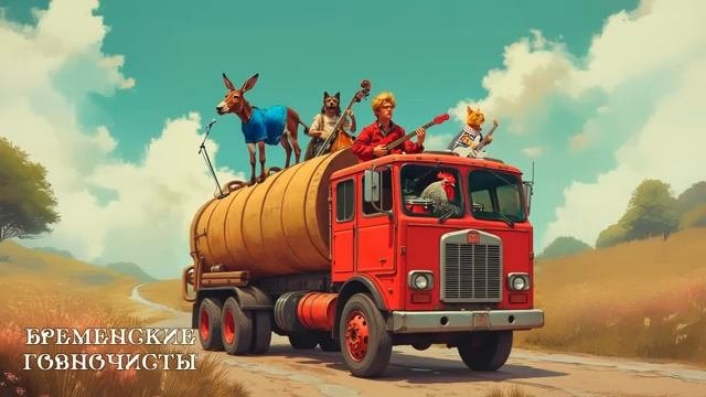 Говновоз - Бременские музыканты (нейросеть) (uu)