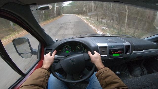 ГАЗ СОБОЛЬ 4х4 2.8L (120) Cummins POV Test Drive