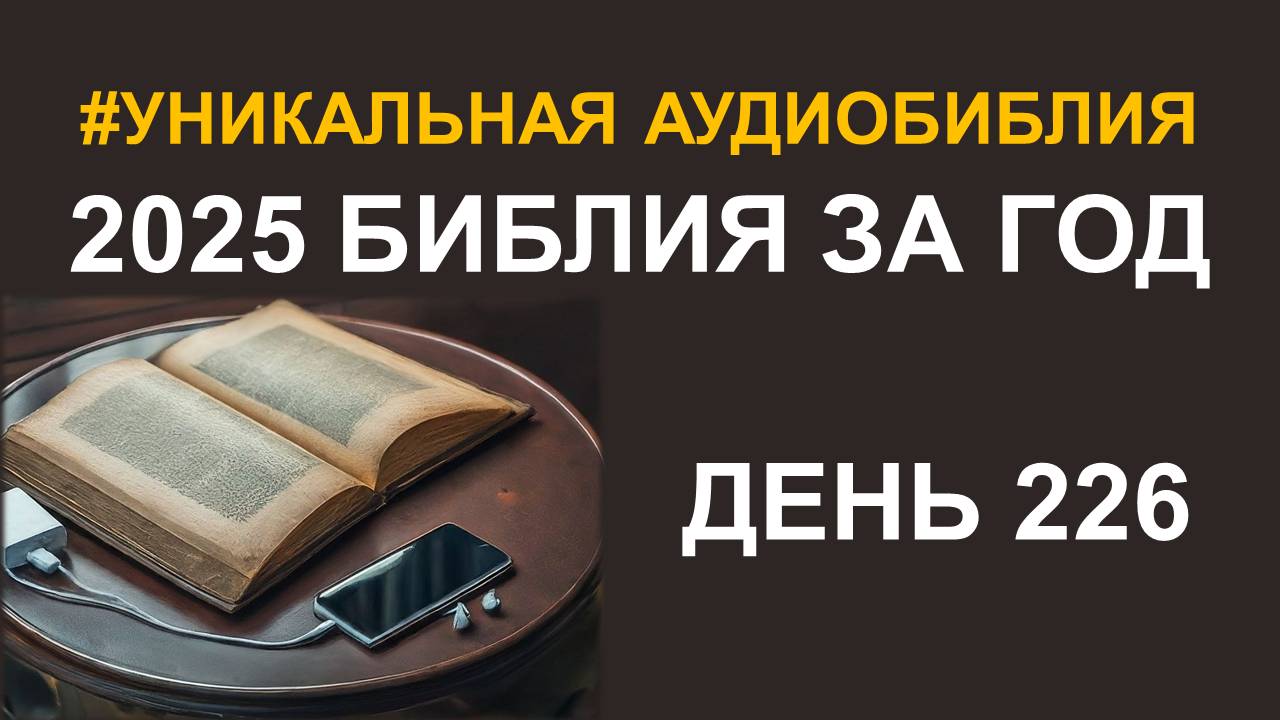 День 226. Библия за год. Библейский ультрамарафон портала «Иисус»