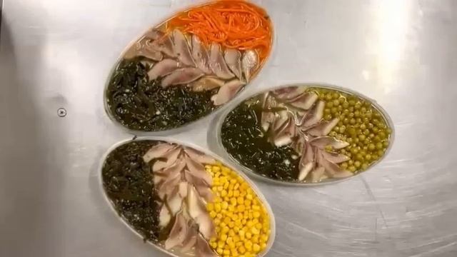 Ассорти сельдь с овощами (ЗАКУСКА)