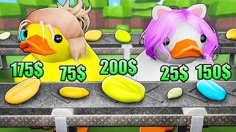 УТИНЫЙ ТАЙКУН НА ДВОИХ! Roblox 2 Player Duck Tycoon