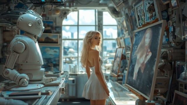 Eterna. История ИИ. Мечты о будущем. Прекрасное ИИ-АРТ, Фотография и вдохновляющая Музыка