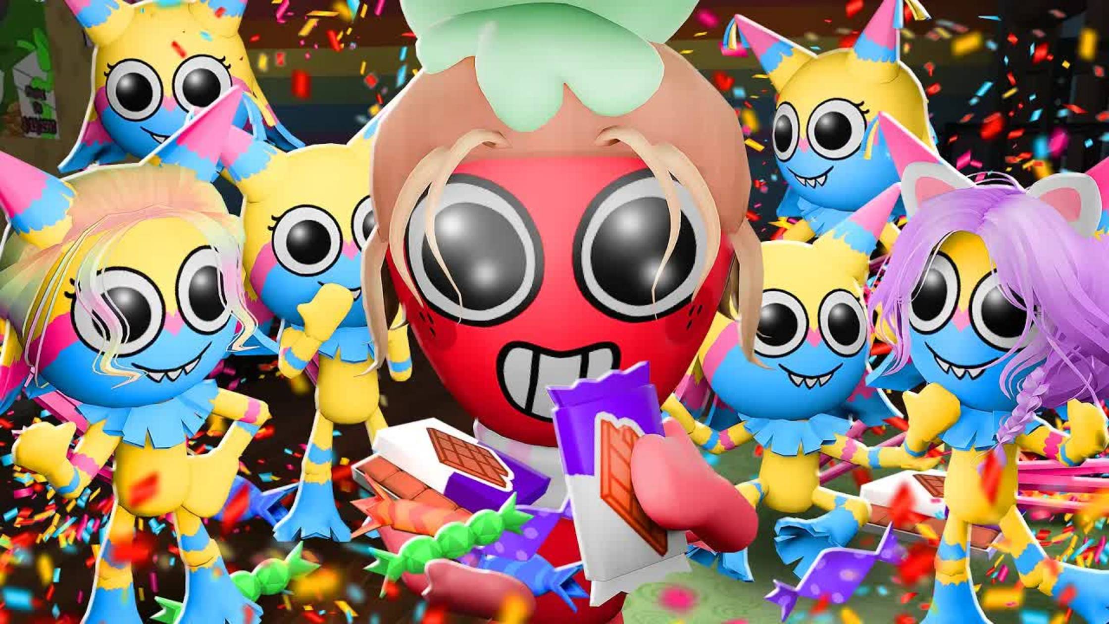 ВЕСЬ СЕРВЕР ЯТТ КОРМИТ СПРАУТА! Roblox Dandy's world