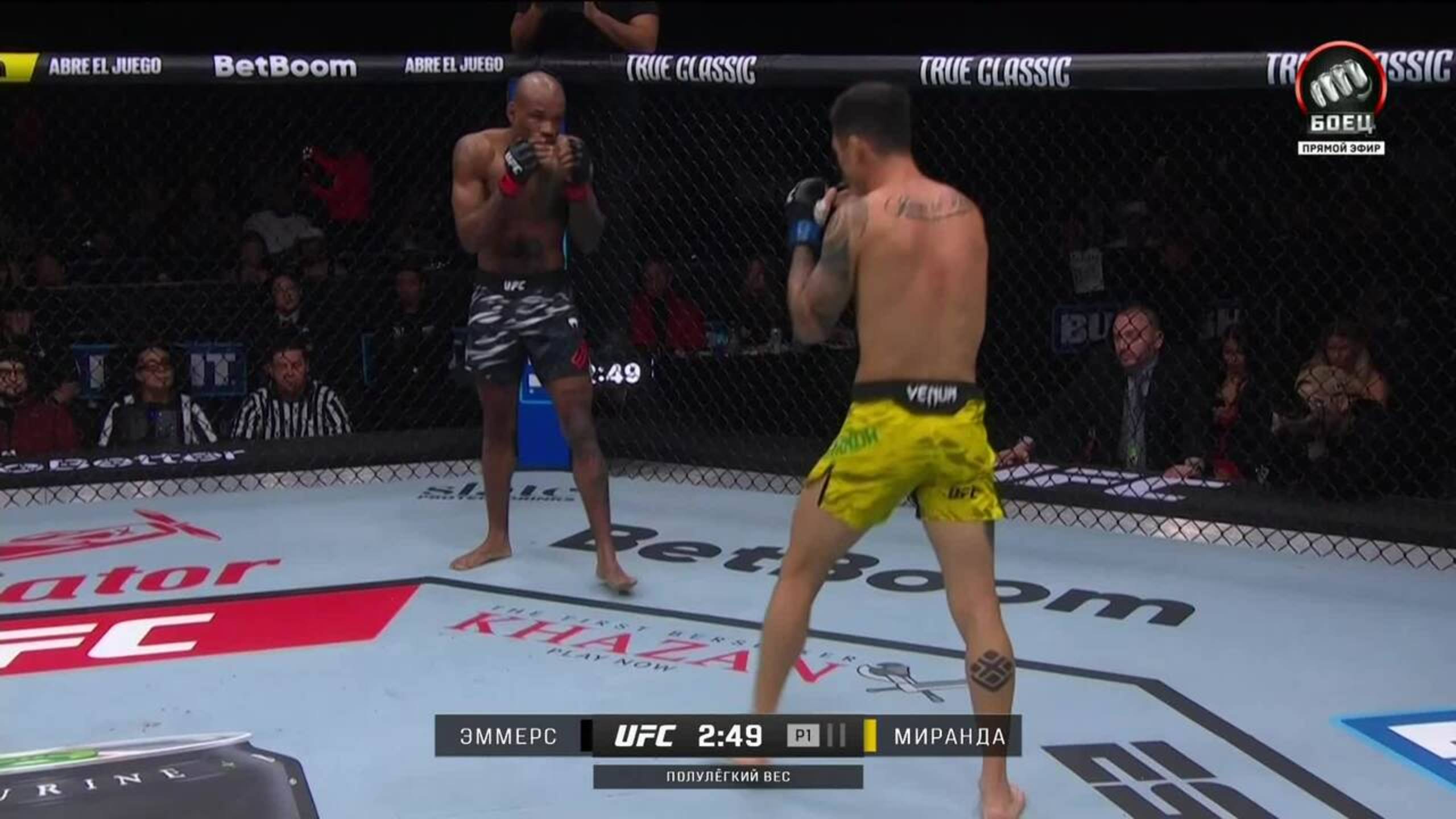 Джамалл Эммерс победил Габриэля Миранду (видео). UFC Fight Night