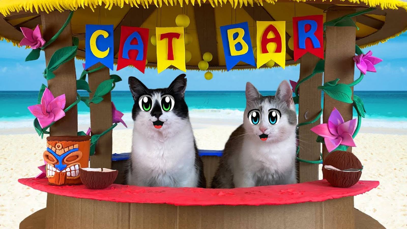 А ну-ка Давай-ка | ГИГАНТСКИЙ ДОМ для КОТОВ из ПЛАСТИЛИНА ! Как сделать 3Д САМОДЕЛКУ СВОИМИ РУКАМИ