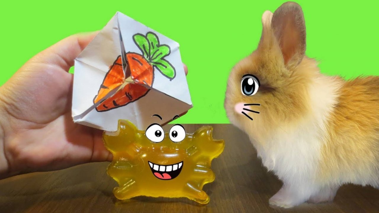 ПОДАРОК СВОИМИ РУКАМИ! 4D ОТКРЫТКА для Баффи и Желейный КРАБС! А ну-ка давай-ка