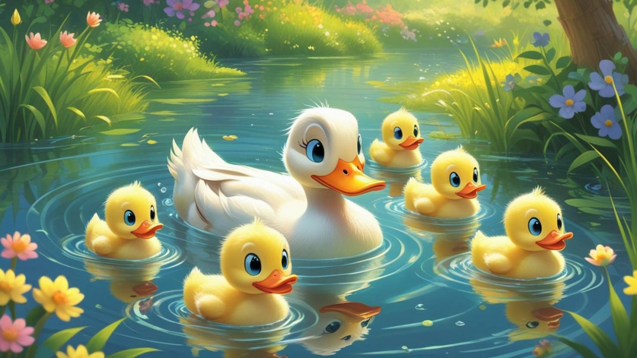 🦆Детская песенка про Уточку | Детские песенки |Песенка Веселая Утка |Песенки для детей
