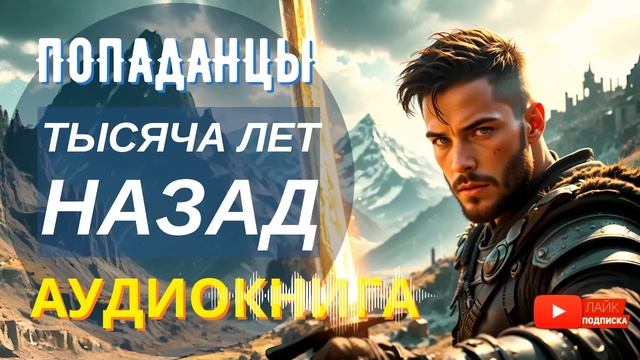 АУДИОКНИГА ПОЛНОСТЬЮ ⚔️ ТЫСЯЧА ЛЕТ НАЗАД: От лаборанта до героя /// #Попаданцы, славянское фэнтези