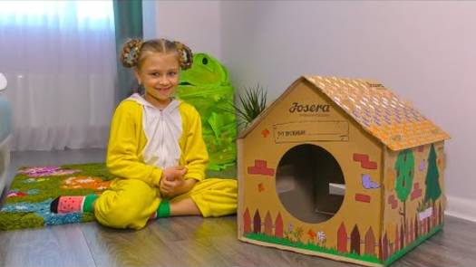 Чем заняться на карантине Домик для кошки и Машина Сахарной ваты _ Tiki Taki Kids