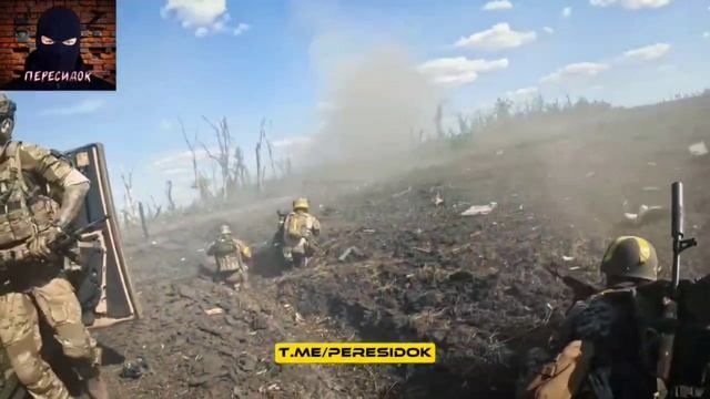 Австралийские наёмники ВСУ пошли на штурм. Вид от первого лица.