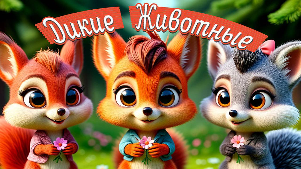 ЛЕСНЫЕ И ДИКИЕ ЖИВОТНЫЕ + КАК ГОВОРЯТ ЖИВОТНЫЕ + РАЗВИВАЮЩИЕ МУЛЬТИКИ ПРО ЖИВОТНЫХ + ЗВУКИ ЖИВОТНЫХ