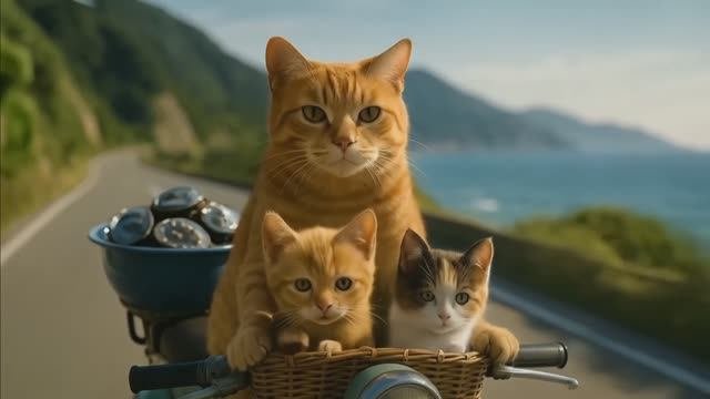 Мультики для детей. Мультики сделанные нейросетью Мультики про котёнка.