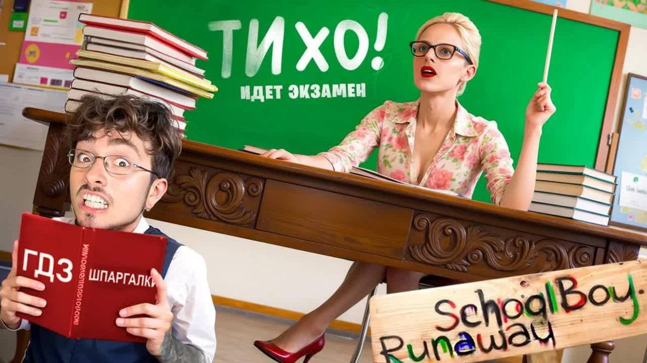 5 СПОСОБОВ СПИСАТЬ ЭКЗАМЕН ЗЛЫХ РОДИТЕЛЕЙ В SCHOOLBOY RUNAWAY