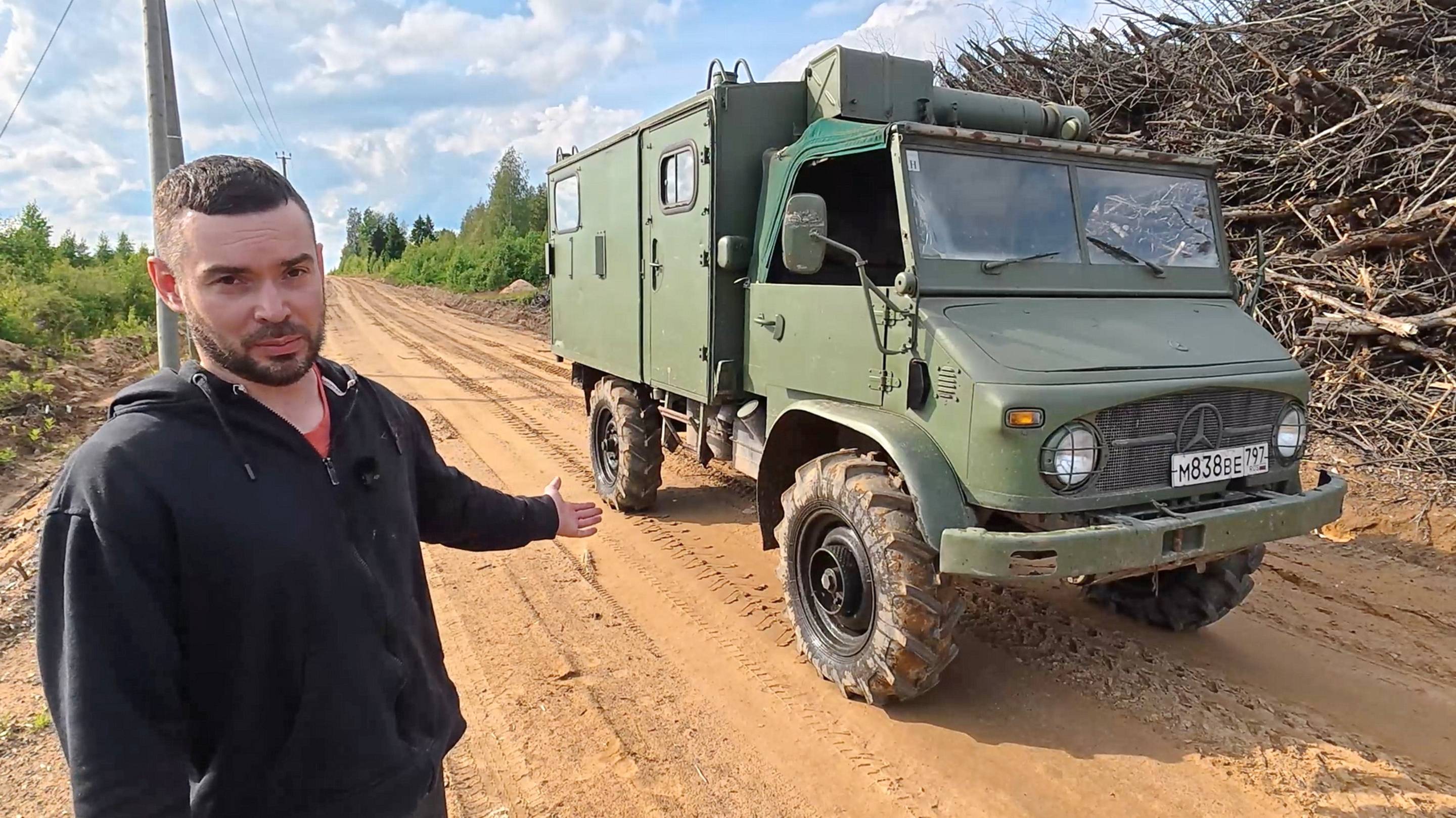 Mercedes UNIMOG 404 1963года. Первое знакомство!
