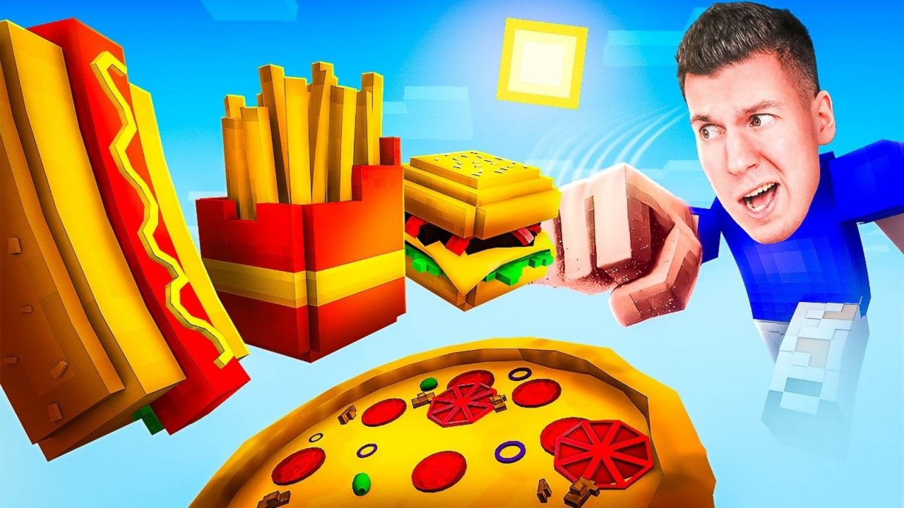 СМОЖЕШЬ ЛИ ТЫ УНИЧТОЖИТЬ ВСЮ ЕДУ 🍔🔥 Симулятор Разрушения в Майнкрафт!