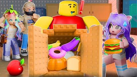 СПРЯЧЬ ЕДУ ОТ ДРУГА В ДОМЕ! Roblox Hide the Food