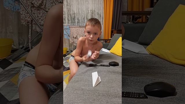 метательный нож из бумаги