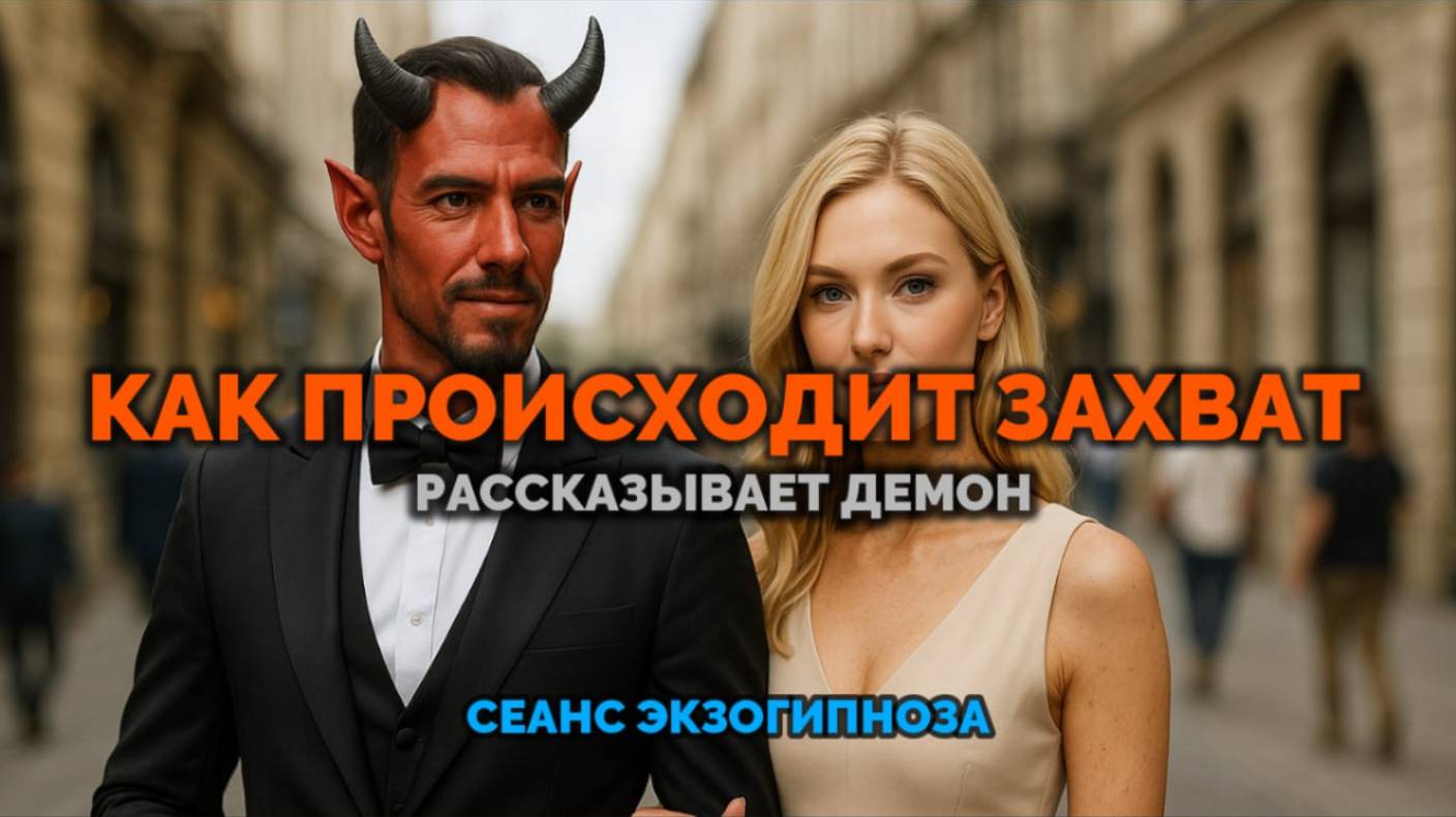 КАК ПРОИСХОДИТ ЗАХВАТ. РАССКАЗЫВАЕТ ДЕМОН: СЕАНС ЭКЗОГИПНОЗА
