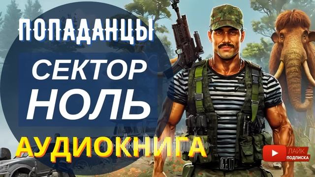 АУДИОКНИГА ПОЛНОСТЬЮ ♂️⚔️ СЕКТОР НОЛЬ: Выживи или умри здесь /// #Попаданцы боевая фантастика
