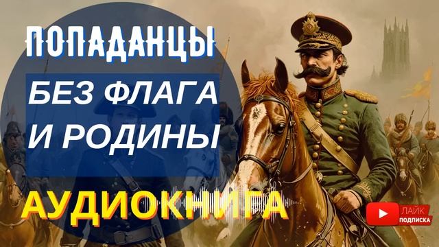 АУДИОКНИГА ПОЛНОСТЬЮ ⚔️ БЕЗ ФЛАГА И РОДИНЫ: Один в вихре истории /// #Попаданцы боевое #фэнтези