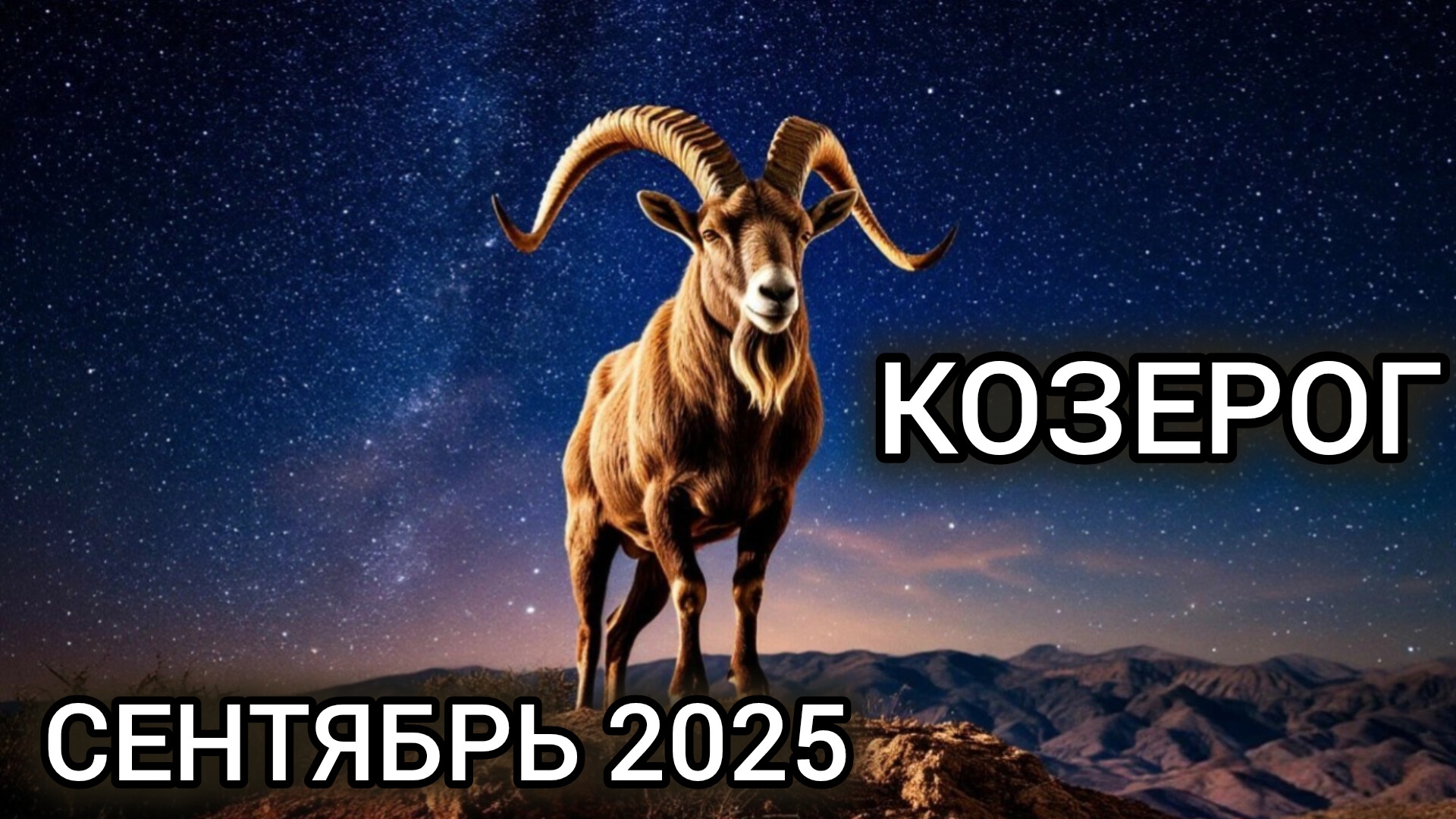 Козероги таропрогноз на сентябрь 2025! Интуиция и стабилизация.
