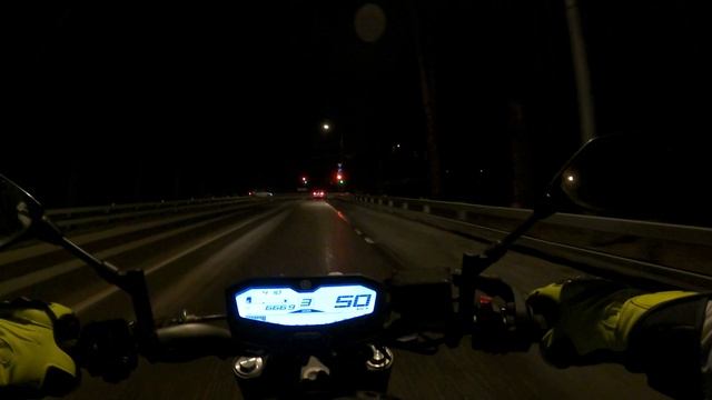 MT-07 night ride