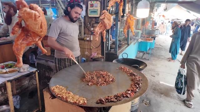Уличная еда в Афганистане: кабули-пулао | бирьяни | жареная курица | блюда ватани