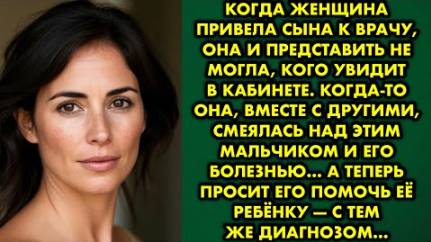 Когда женщина привела сына к врачу она и представить не могла, кого увидит в кабинете. Когда-то она