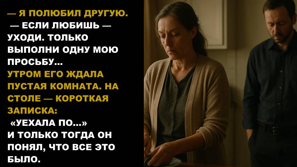 "Я полюбил другую, извини" - "Хорошо, уходи, но сделай одолжение" |Жизненные истории | Аудиорассказы