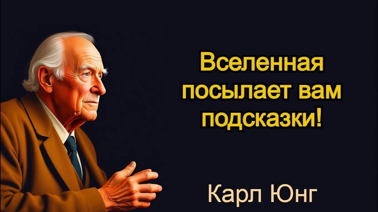 КАРЛ ЮНГ: Вселенная направляет вас