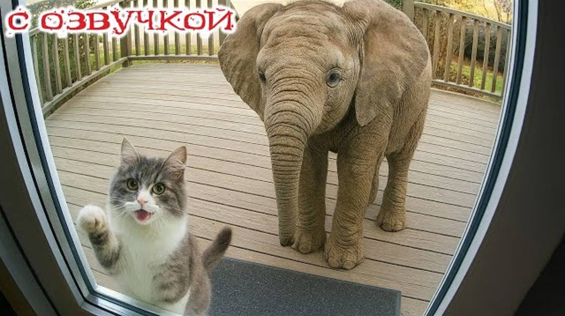 Приколы с котами! С ОЗВУЧКОЙ! Смешные коты и кошки! САМЫЕ СМЕШНЫЕ ЖИВОТНЫЕ!
