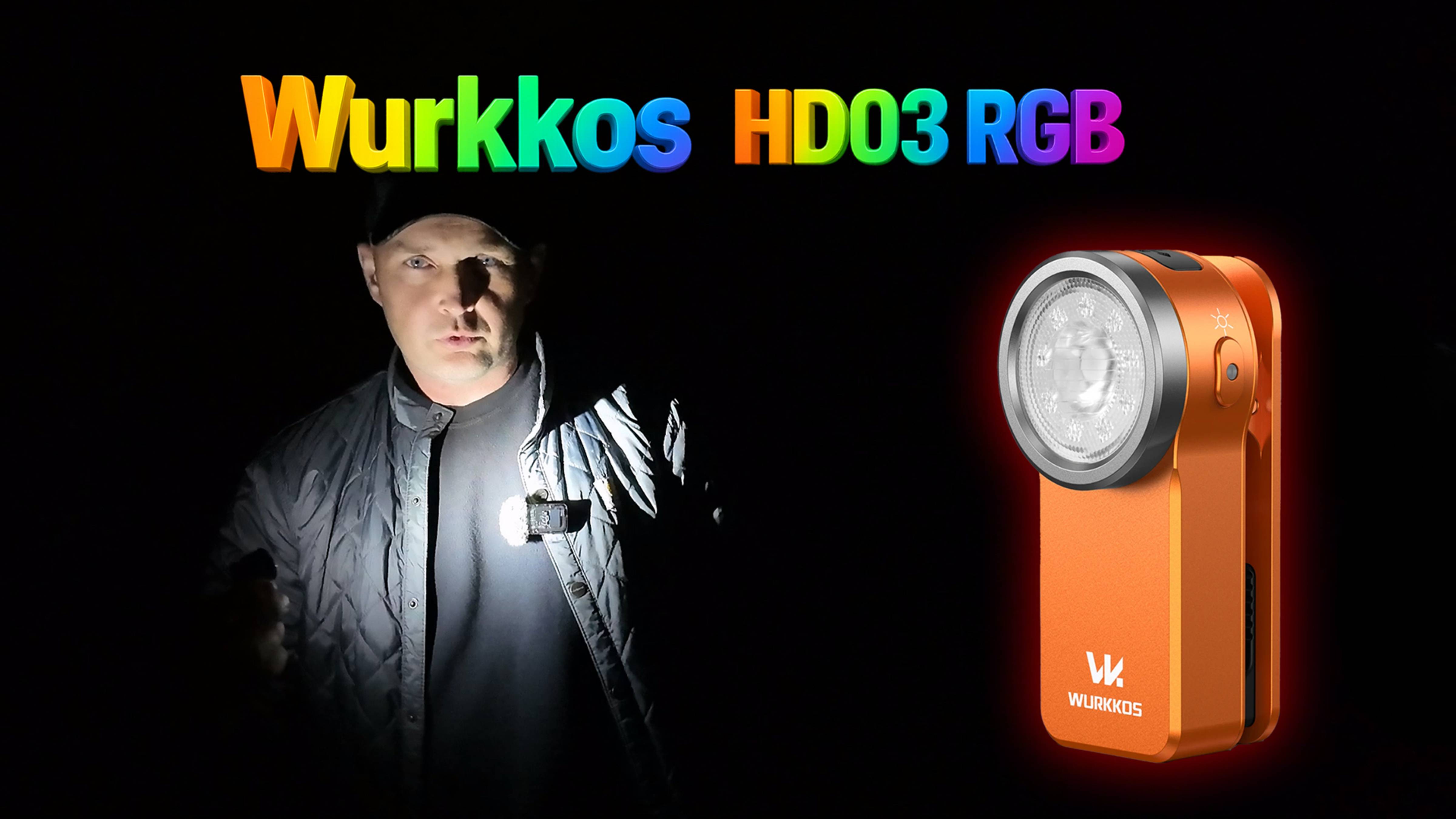 Wurkkos HD03 RGB: суперкомпактный фонарик с RGB подсветкой и 8 режимами!