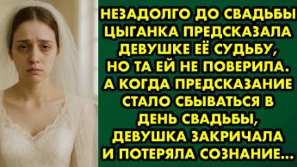 Незадолго до свадьбы цыганка предсказала девушке её судьбу, но та ей не поверила. А когда...