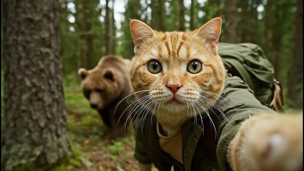 Влог кота: Выживаю в лесу
