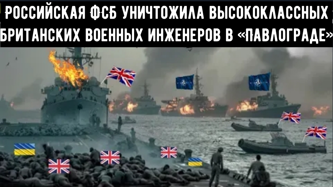 Российская ФСБ уничтожила высококлассных британских военных инженеров в «Павлограде»
