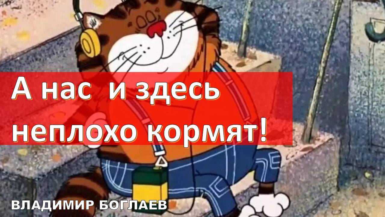 Владимир Боглаев:А нас и здесь неплохо кормят!