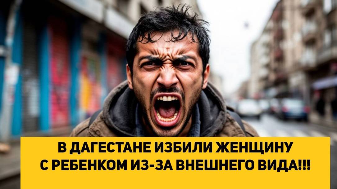 В ДАГЕСТАНЕ ИЗБИЛИ ЖЕНЩИНУ С РЕБЕНКОМ ИЗ-ЗА ВНЕШНЕГО ВИДА!!!