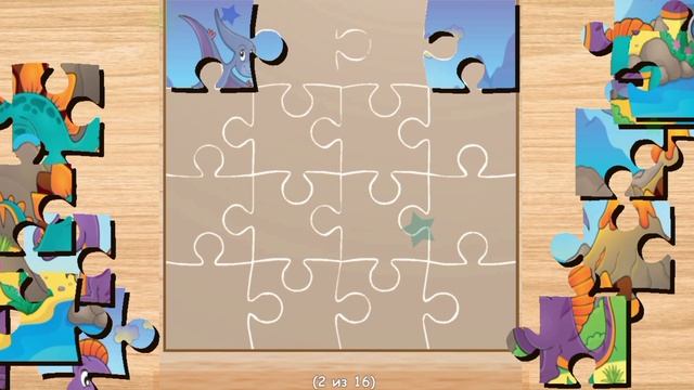 Развивающий детский мультфильм — пазлы.