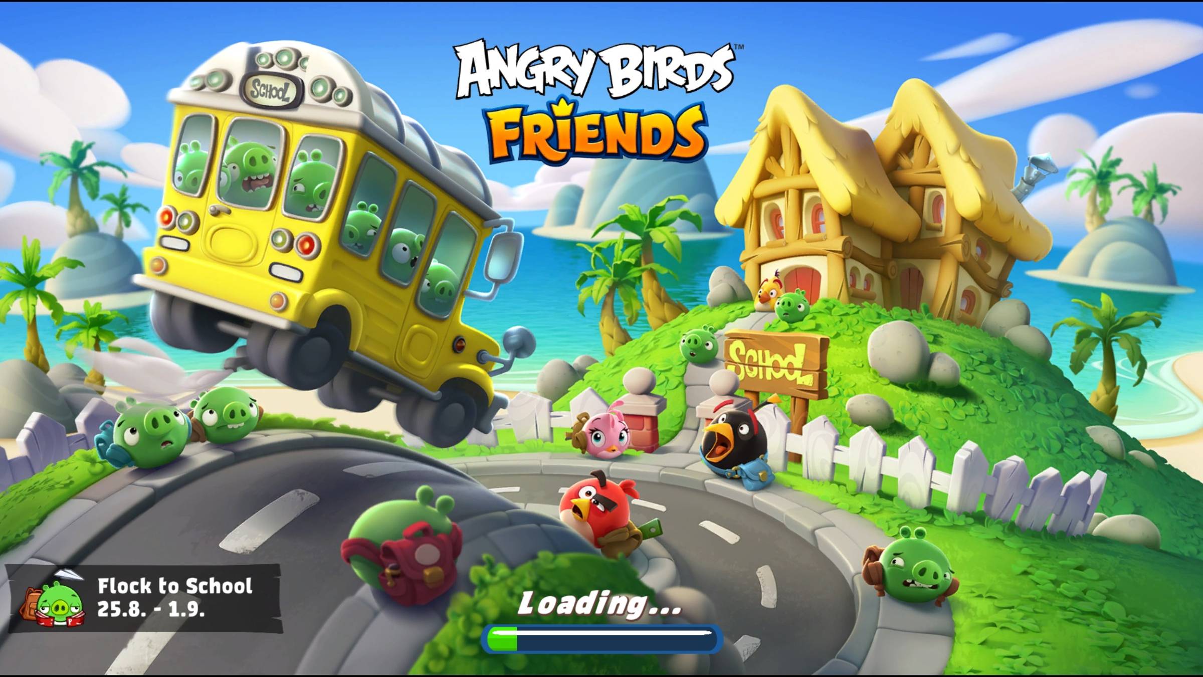Angry Birds Friends. Flock to School 2 (28.08.2025). 3 звезды. Прохождение от SAFa