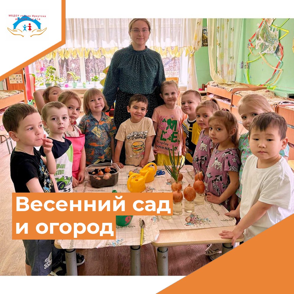 Весенний сад и огород