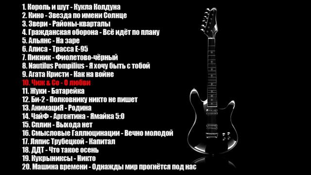 Лучшие Песни РУССКОГО РОКА (1 часть)